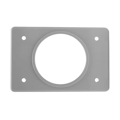 Placa Aluminio Gris Receptaculo Sencillo Argos - Argos - detalle