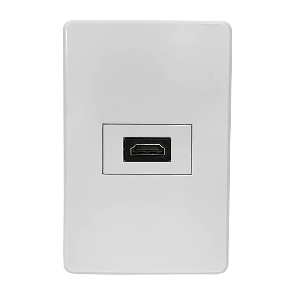 Conector Hdmi Con Placa Blanca Argos - Argos