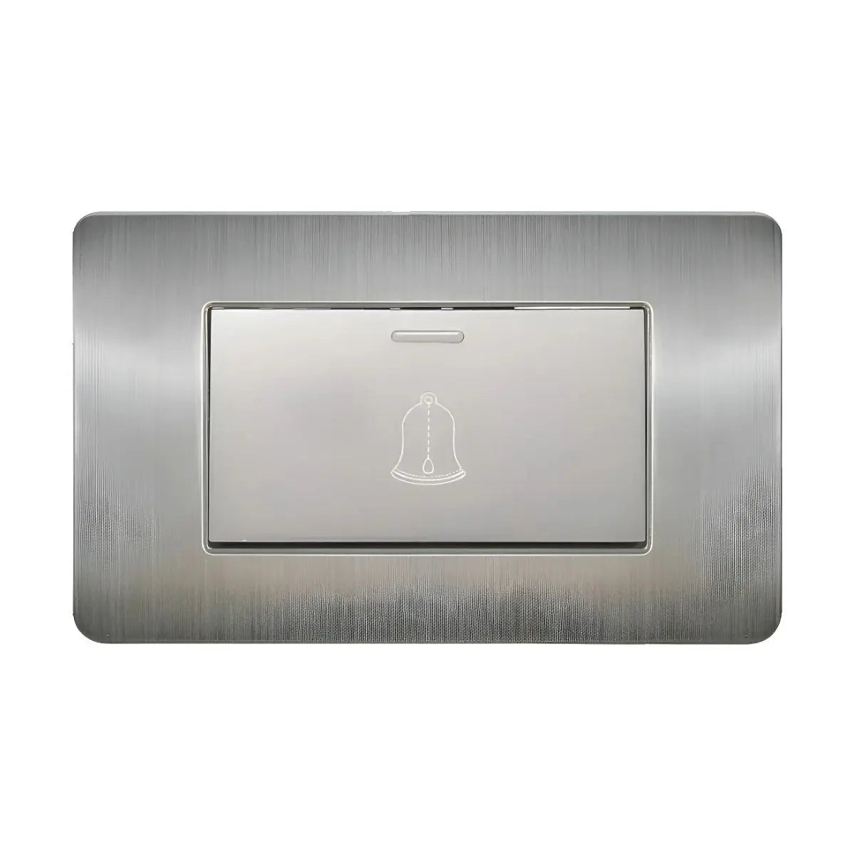Apagador Para Timbre Con Placa De Acero Inoxidable 72 Mm Argos - Argos