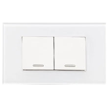 Apagador Doble Argos Acrilico Blanca Cannes 36mm - Argos