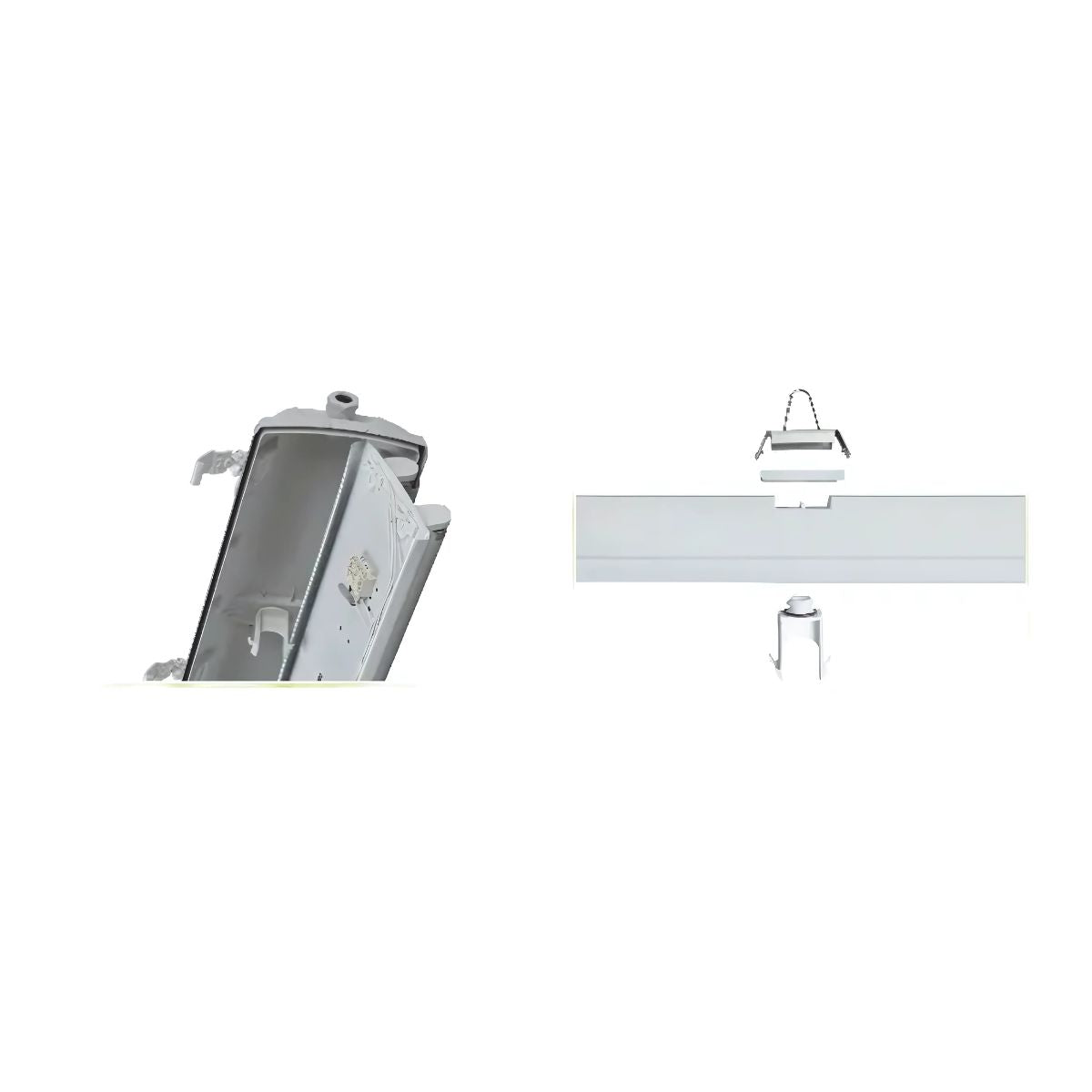Luminario Led A Prueba De Polvo Argos 110-277 V 36w Blanco