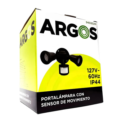 Argos Portalampara Sensor Movimiento 127 V~ 60 Hz E27 IP44 Argos