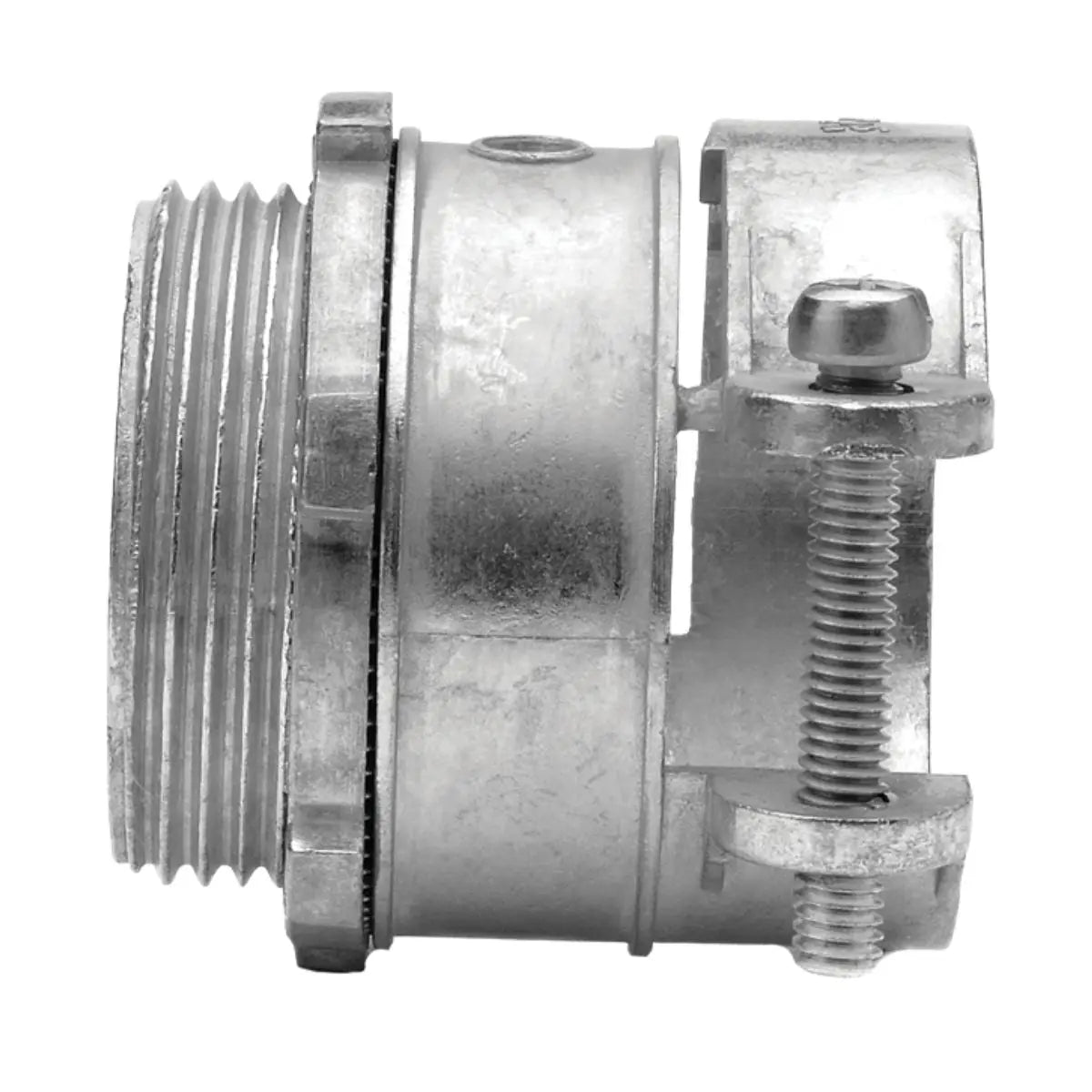 Conector Recto Para Tubo Metalico Flexible 2” Argos - Argos - vista lateral