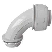 Conectores Curvos Para Tubo Flexible Argos PVC No Metalico Blanco - Argos