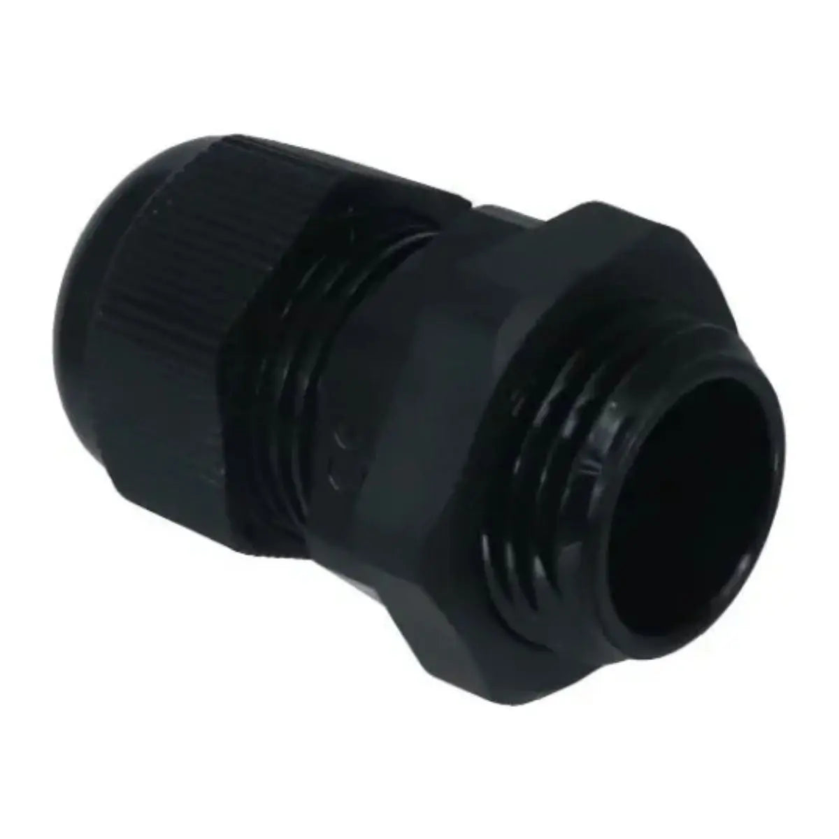 Pack 10 Conectores Glandula Nylon Argos 1/2 Pulgada Negro - Argos - vista trasera