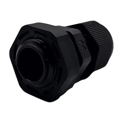 30 Pzas Conector Glándula Nylon Negro 1/2” Argos - Argos - vista lateral