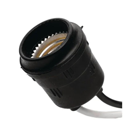 20 Pz Portalampara Argos Hule Intemperie Negro