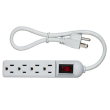 Barra Multicontacto Argos 4 Tomas Blanco