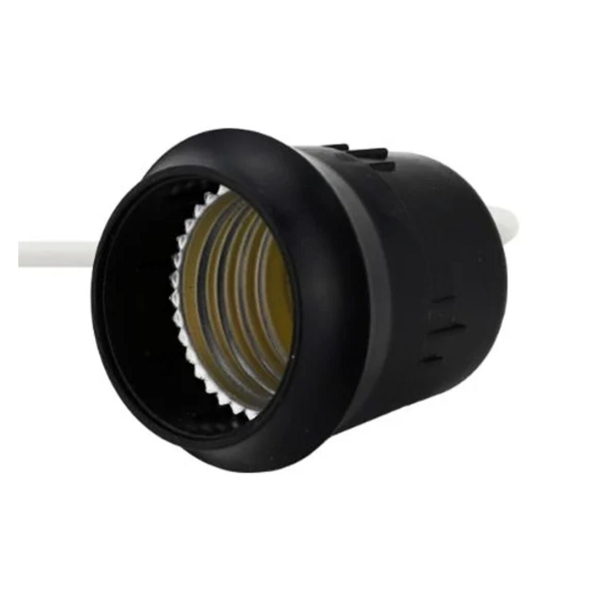 20 Pz Portalampara Argos Hule Intemperie Negro