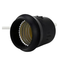 20 Pz Portalampara Argos Hule Intemperie Negro