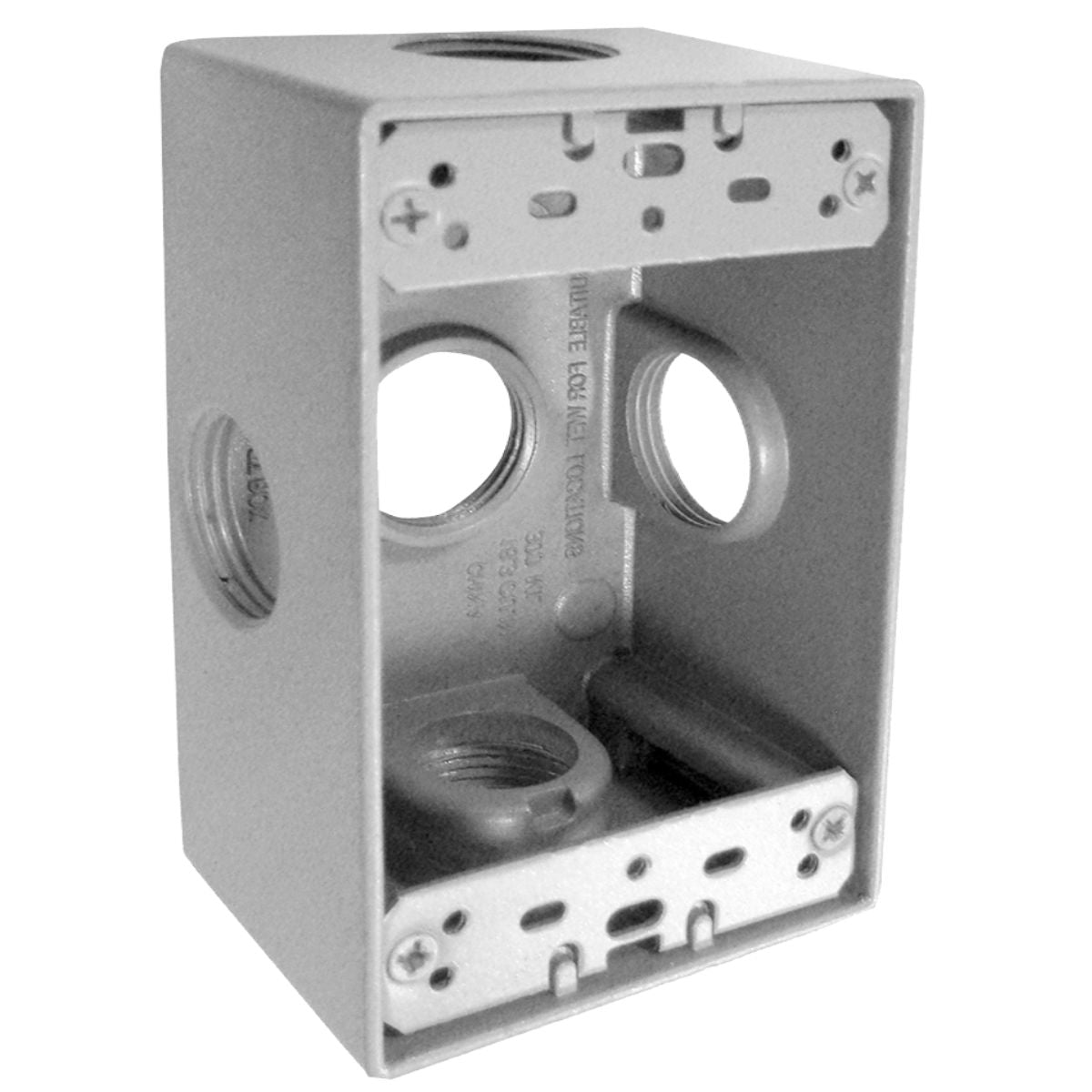 Caja Conexiones Electricas Argos Tipo X Rectangular Aluminio Gris Argos