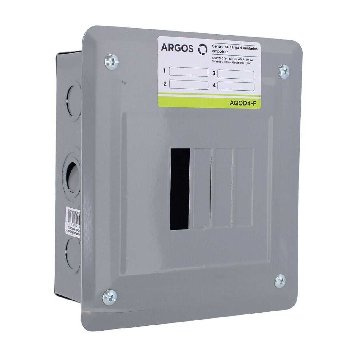 Argos Centro De Carga 4 Unidades Empotrar 70 A