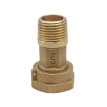 Niple Medidor De Latón 1/2" A 3/4" Para Instalaciones Hidráulicas Cnx