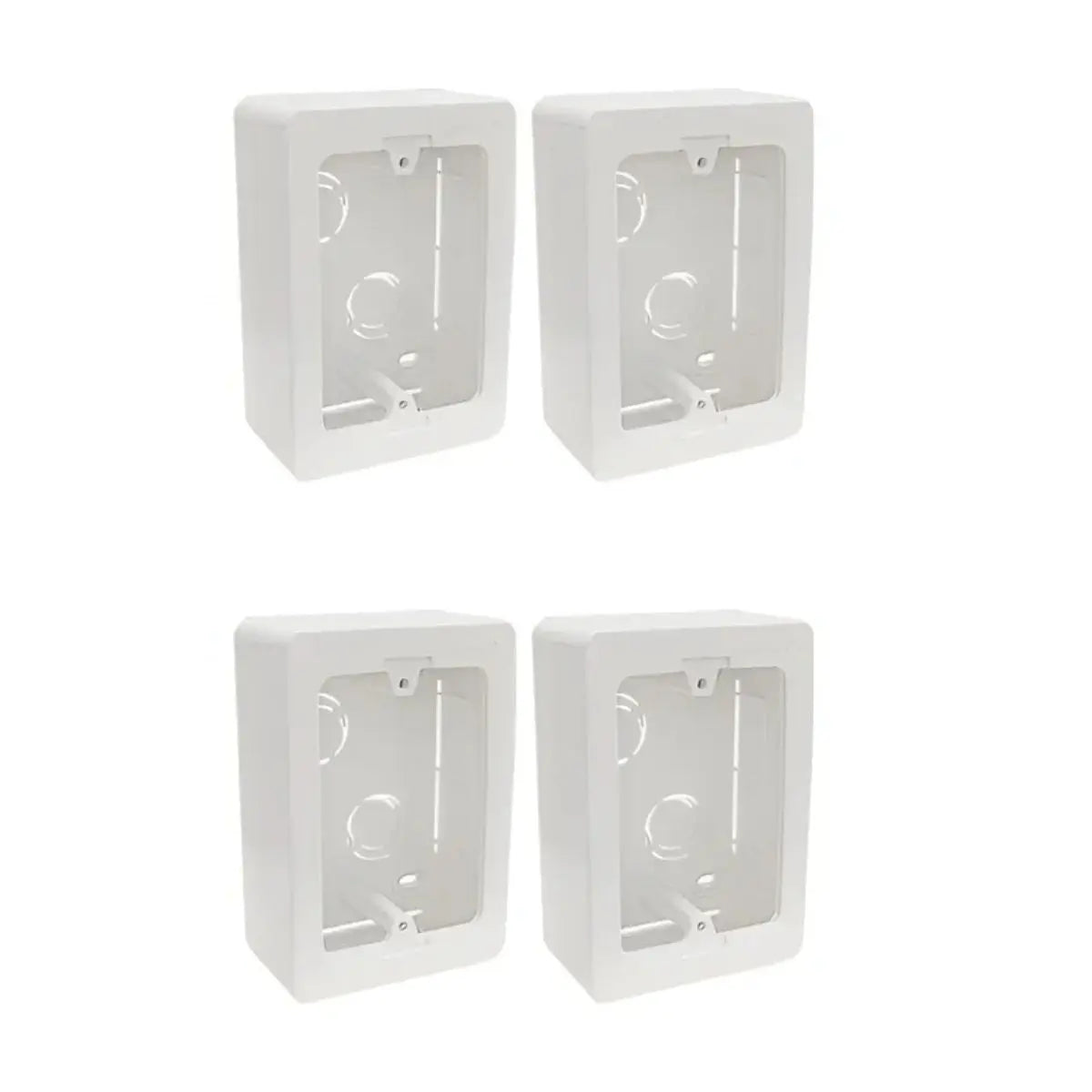 10 Caja Universal Para Canaleta Blanca Argos - Argos