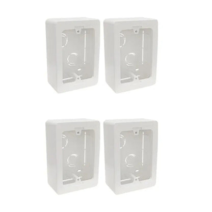 10 Caja Universal Para Canaleta Blanca Argos - Argos