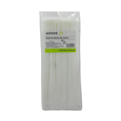 Argos Sujetacables Nylon 613 x 8.7 mm Empaque 50 Piezas - Argos