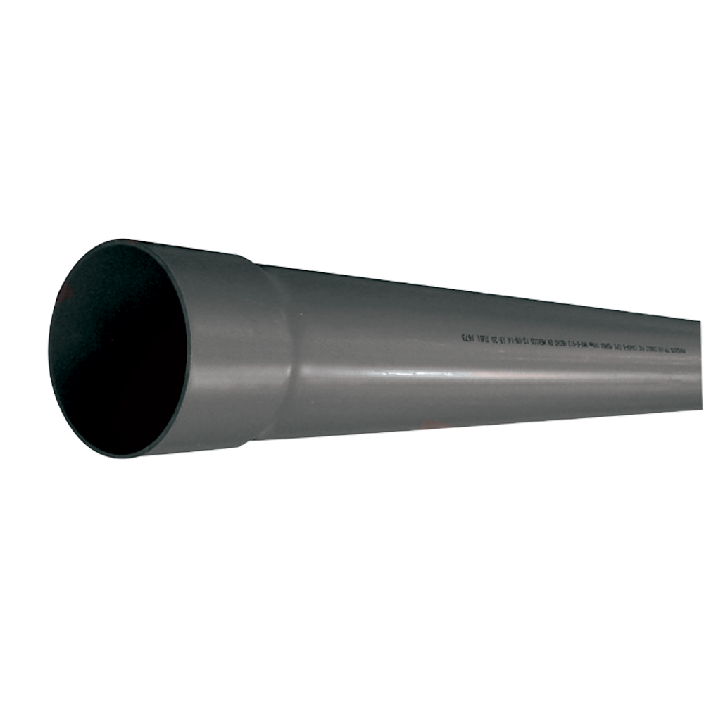 Tubería De Pvc Pesado 76mm 3" Gris Argos