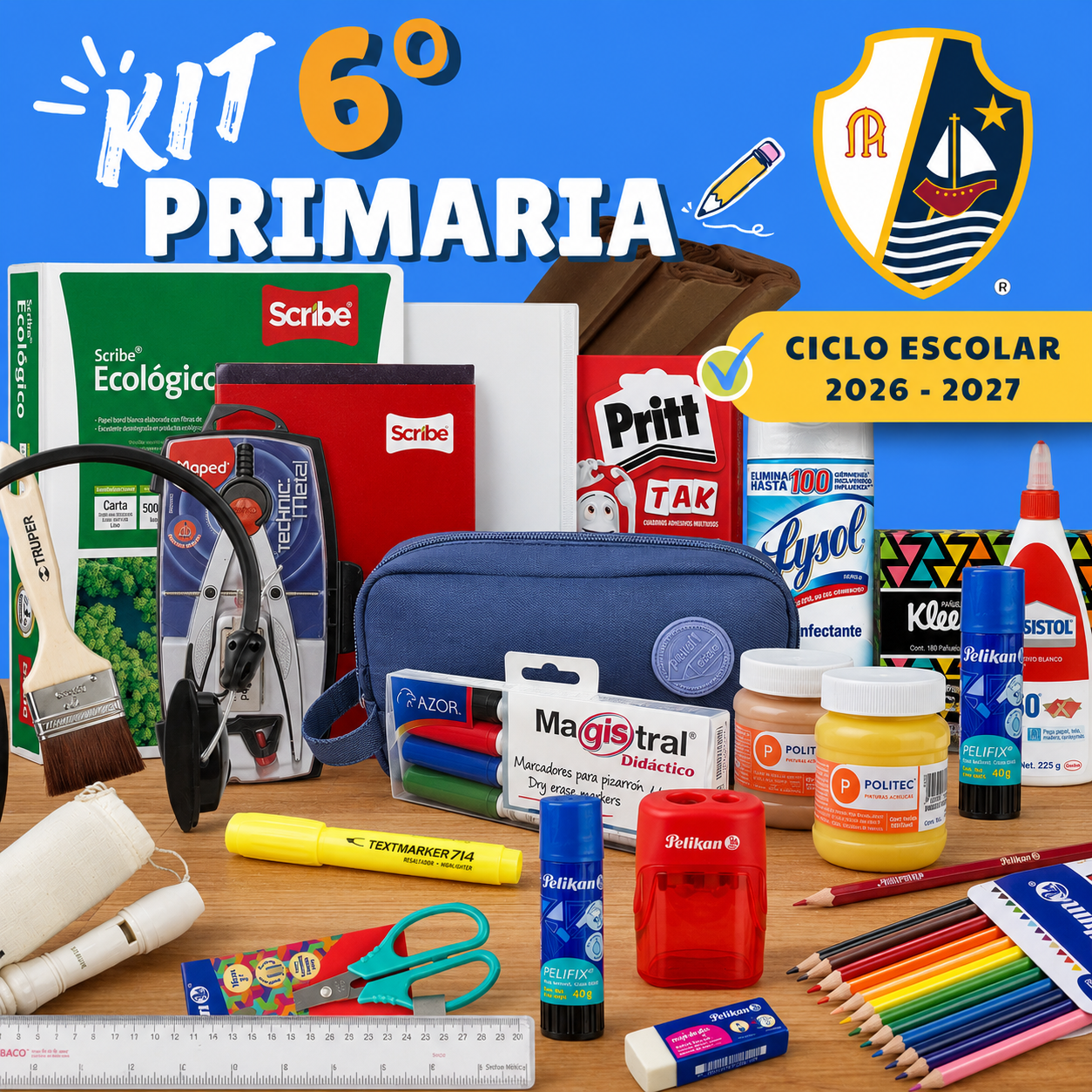 Kit 6to Primaria Asunción