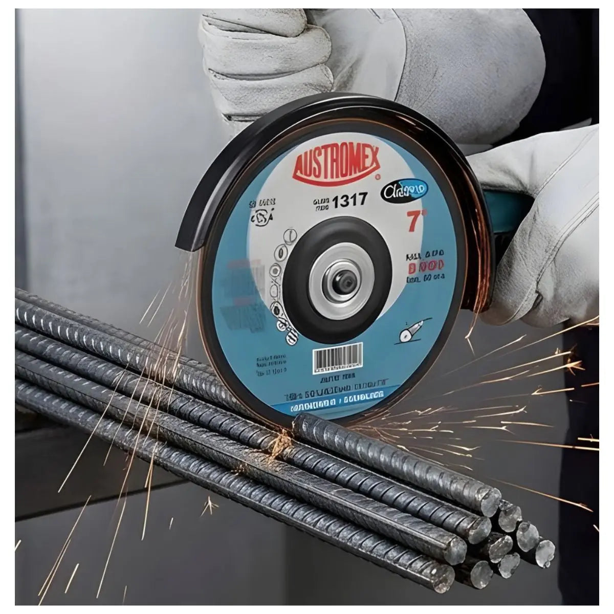 Disco Abrasivo Austromex Corte Acero 180x1.6x22.23 Mm 7puLG