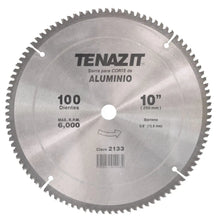 Sierra Corte Aluminio Tenazit 2133 Disco 10 PuLG Inglete Tenazit