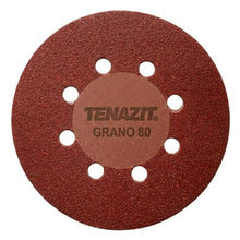 Paquete 5 Discos Lija Clave 2257 Grano 80 Tenazit