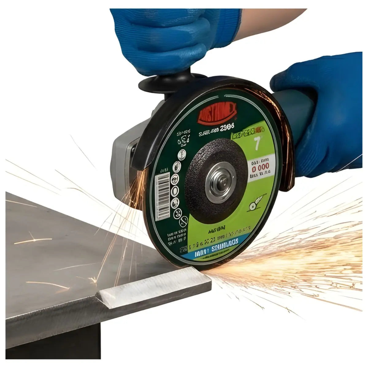 Disco Corte Acero Inoxidable 178x1.6x22.23mm Austromex 3304 Negro