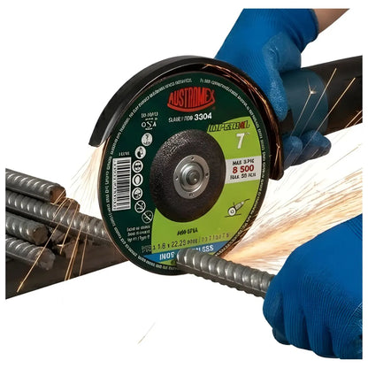 Disco Corte Acero Inoxidable 178x1.6x22.23mm Austromex 3304 Negro