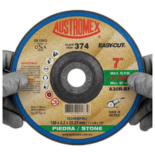 Disco Abrasivo Austromex Corte de Piedra, de 180 x 3.2 x 22.23 mm