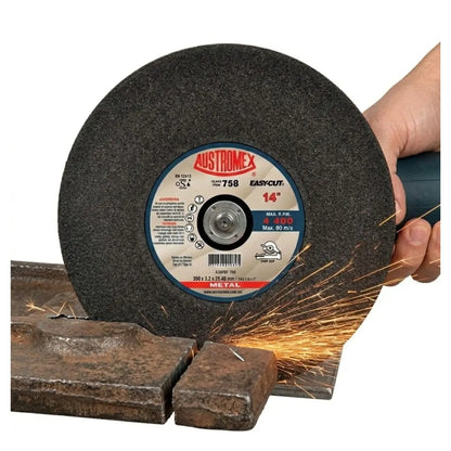 5pz Disco Abrasivo 768 Austromex Grano 30 14'' X 1/8'' Corte - Austrodiam - empaque