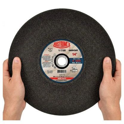 5pz Disco Abrasivo 768 Austromex Grano 30 14'' X 1/8'' Corte - Austrodiam - vista lateral