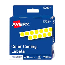 450 Etiquetas Redonda Avery Circular 6mm Permanente Codigo