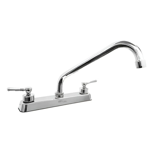 Mezcladora Fregadero Aquaway Cromo Doble Comando Cocina