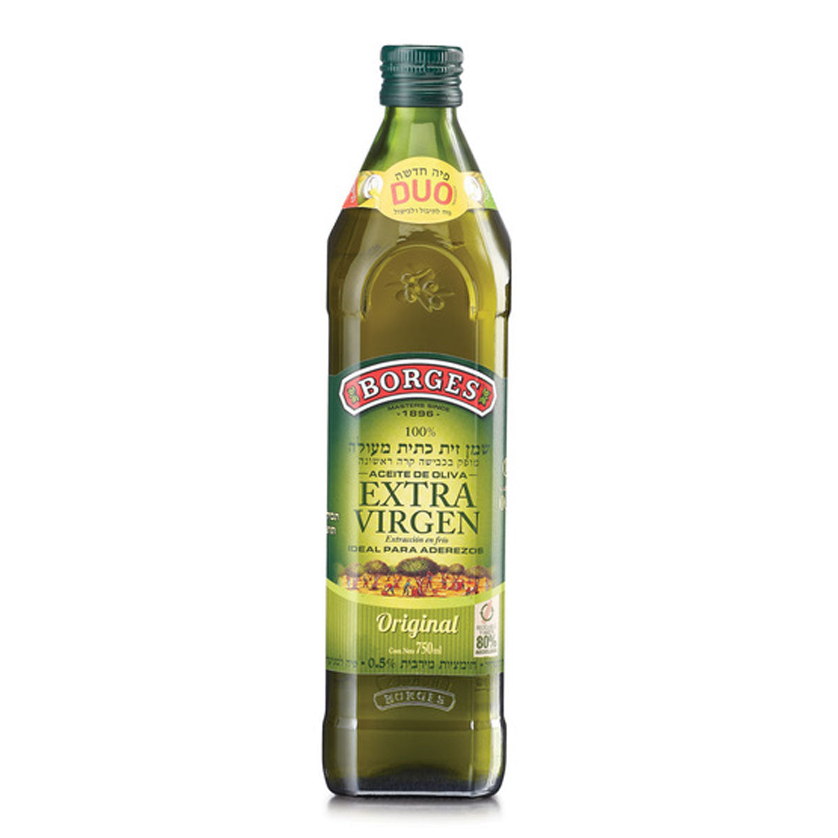 Aceite de Oliva Extra Virgen Kosher 750ml - Aceites La casa del bacalao