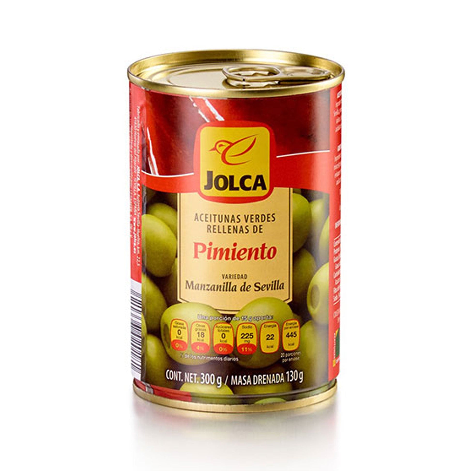 Aceituna Rellena de Pimiento Asado 300g - Aceitunas La casa del bacalao