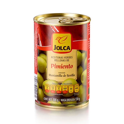 Aceituna Rellena de Pimiento Asado 300g - Aceitunas La casa del bacalao