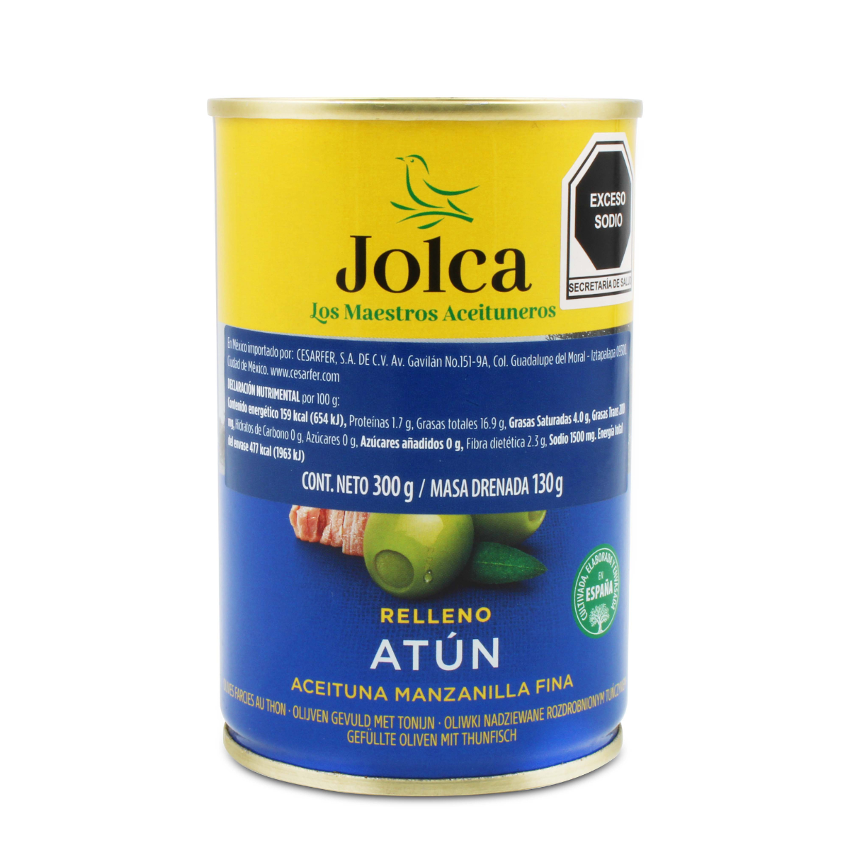 Aceituna Rellena de Atún 300g - Aceitunas La casa del bacalao