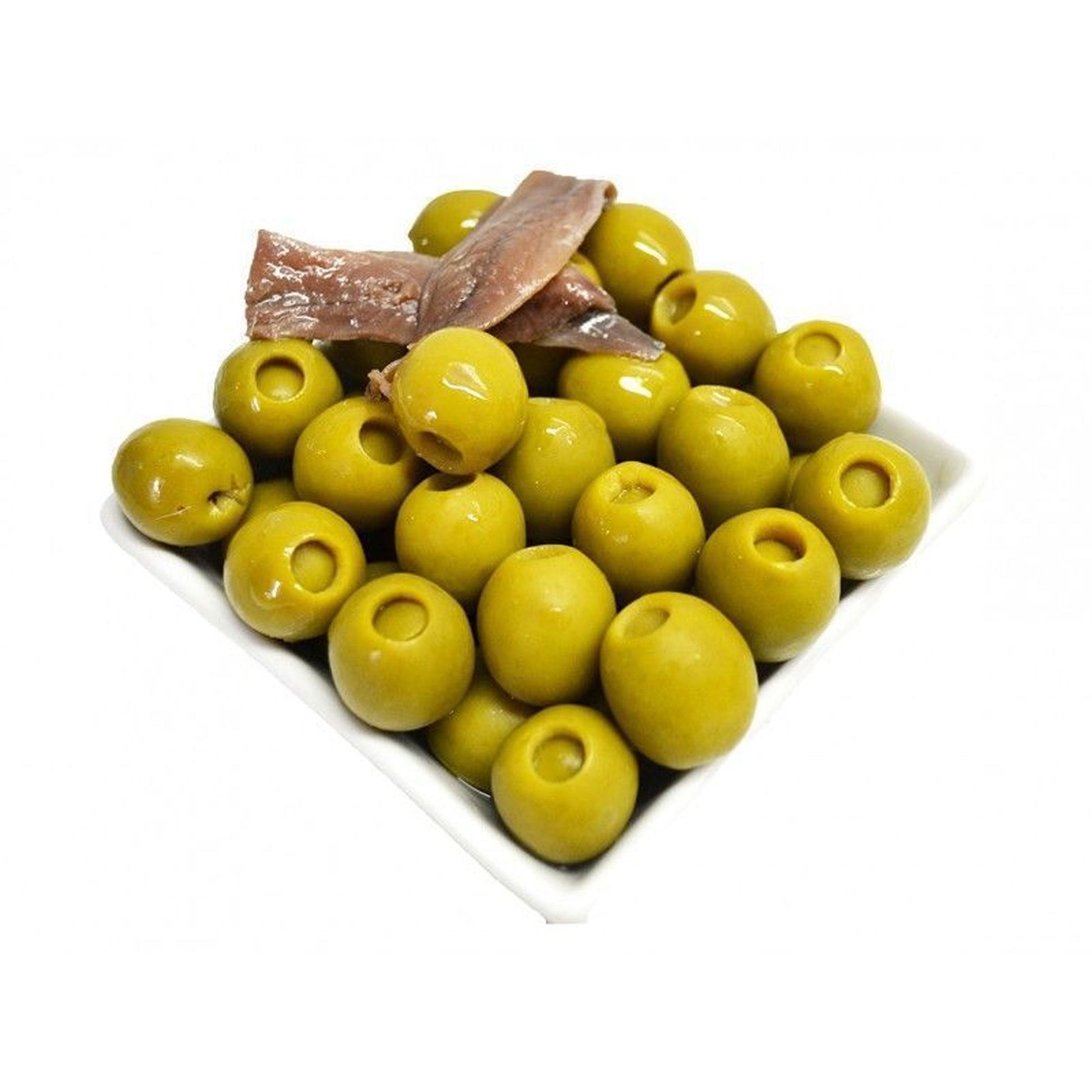 Aceituna Rellena de Anchoa 300g - Aceitunas La casa del bacalao