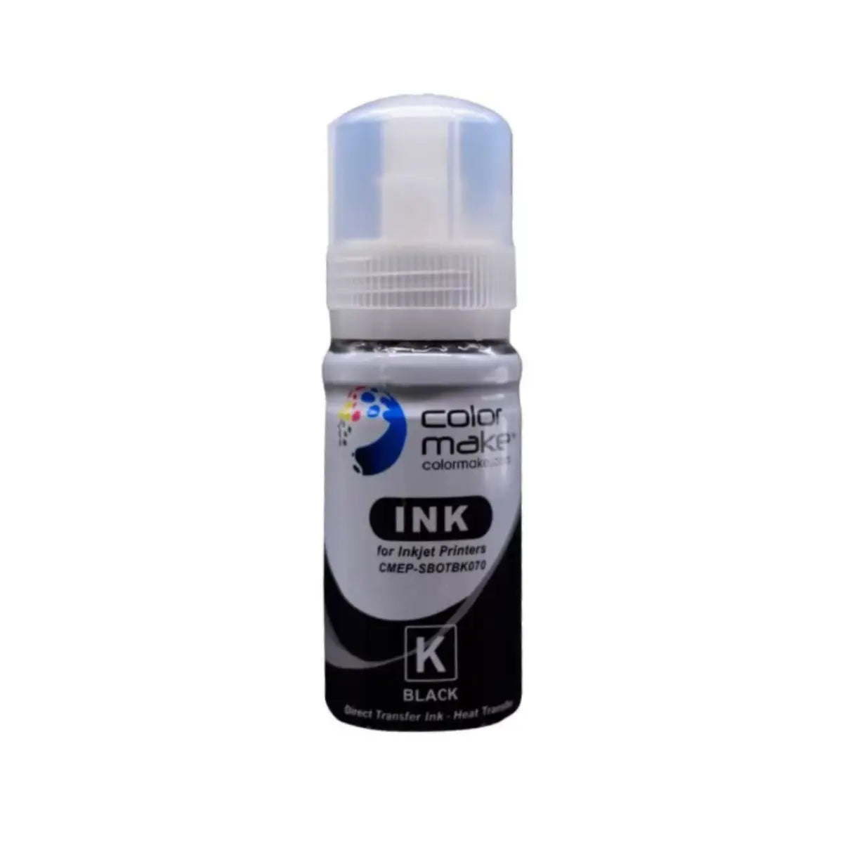 Bote de tinta de sublimación 70ml. NEGRO Color Make - ColorMake