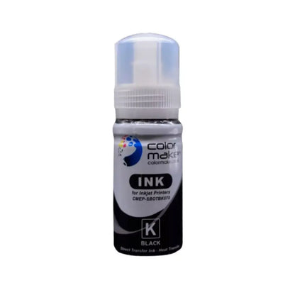 Bote de tinta de sublimación 70ml. NEGRO Color Make - ColorMake