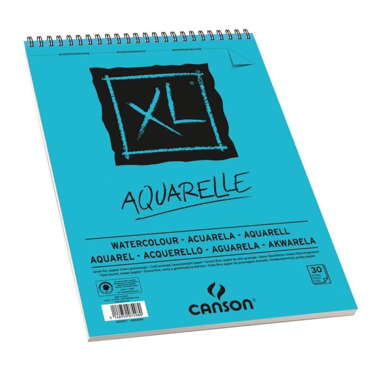 Block Canson Aquarelle Sketchbook Album Acuarela 21 X 30