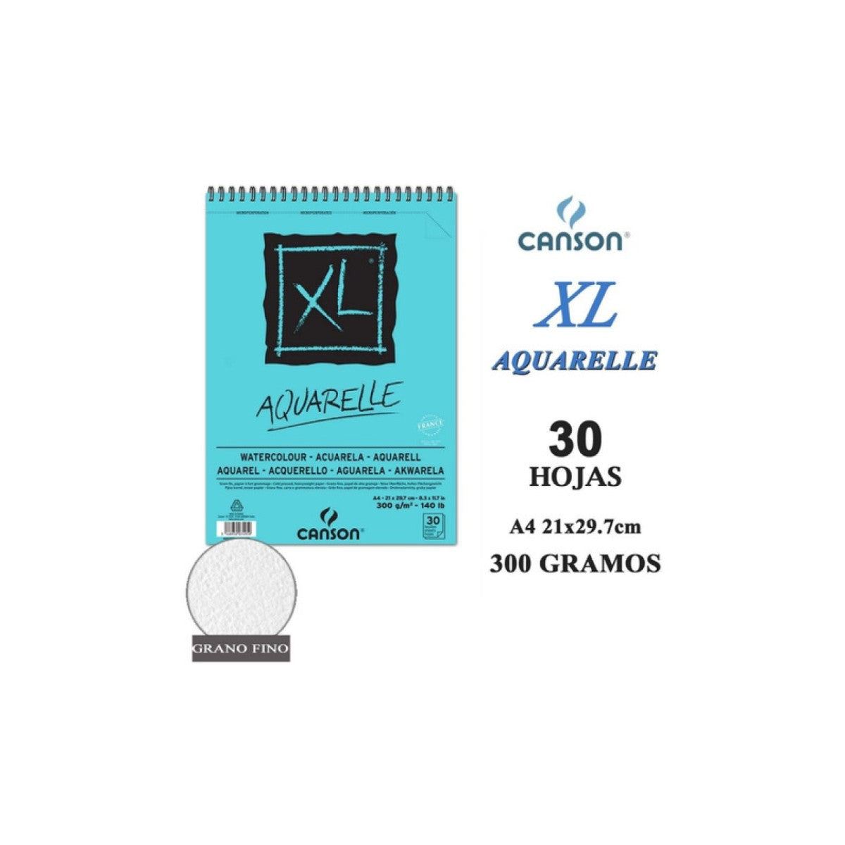 Block Canson Aquarelle Sketchbook Album Acuarela 21 X 30