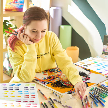 40 Rotuladores Acrilicos Barril Pequeño Arteza Brillantes