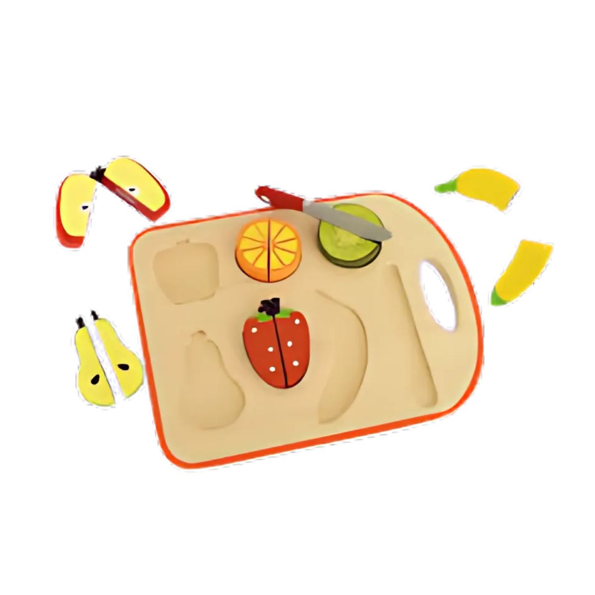 Cortador Fruta Tabla Diako Juego Mesa Pica Fruta Comida