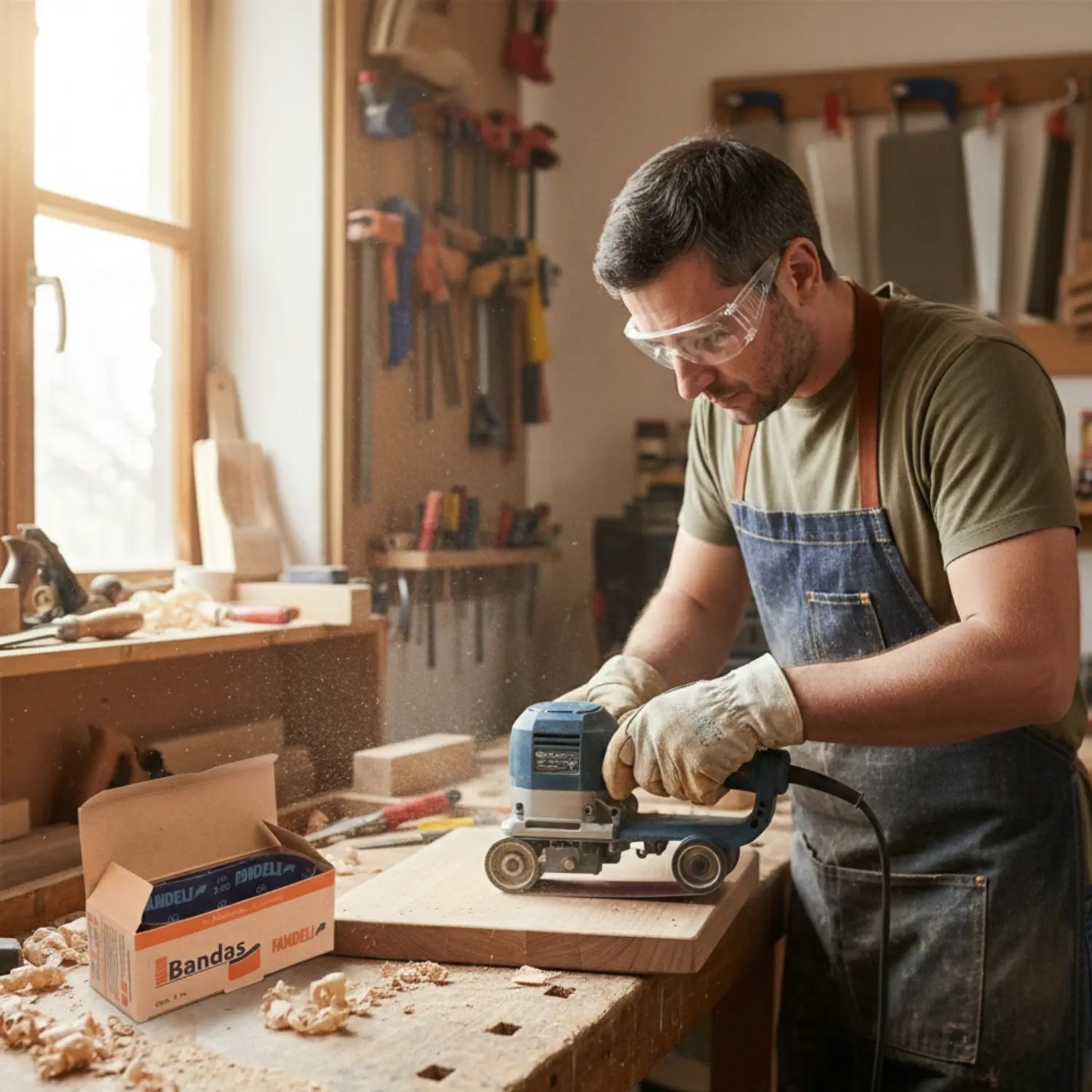 Mini Bandas de Lija 5 Pz X-86 120 Fandeli Fandeli