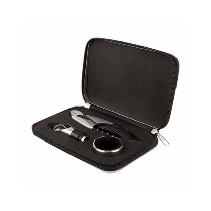 Set Vinos Promoopcion Plata Estuche Metal Elegante Ejecutivo