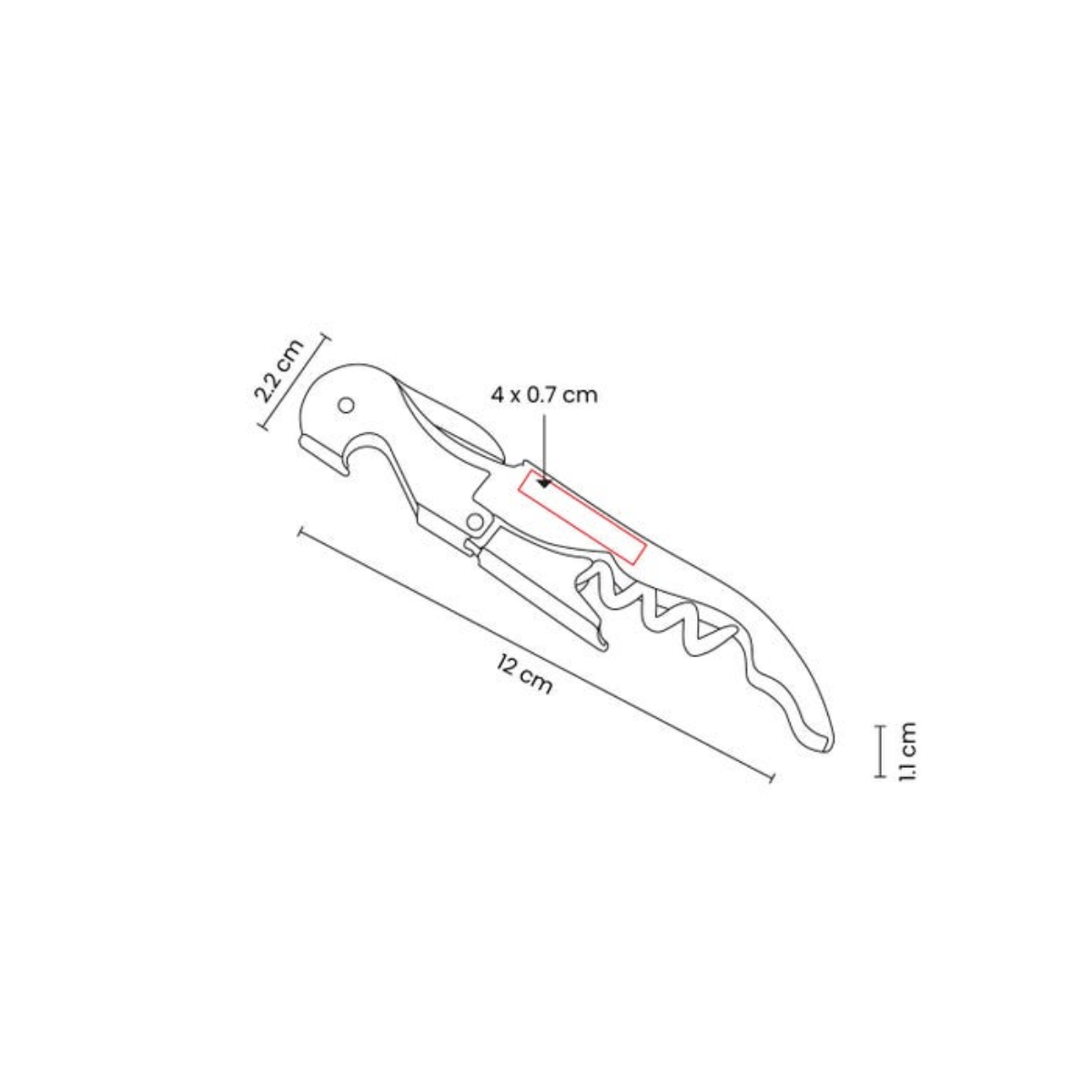 Sacacorchos Promoopcion Multifuncional Navaja Destapador