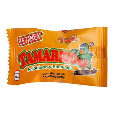 50pz Dulce De Tamarindo Betamex Tamarrico Enchilado - Marchante MX