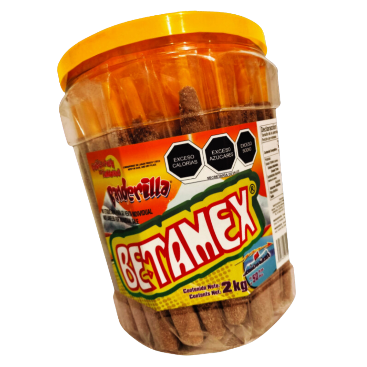 50pz Banderilla De Tamarindo Azucarada Betamex Bote De 750gr - Marchante MX