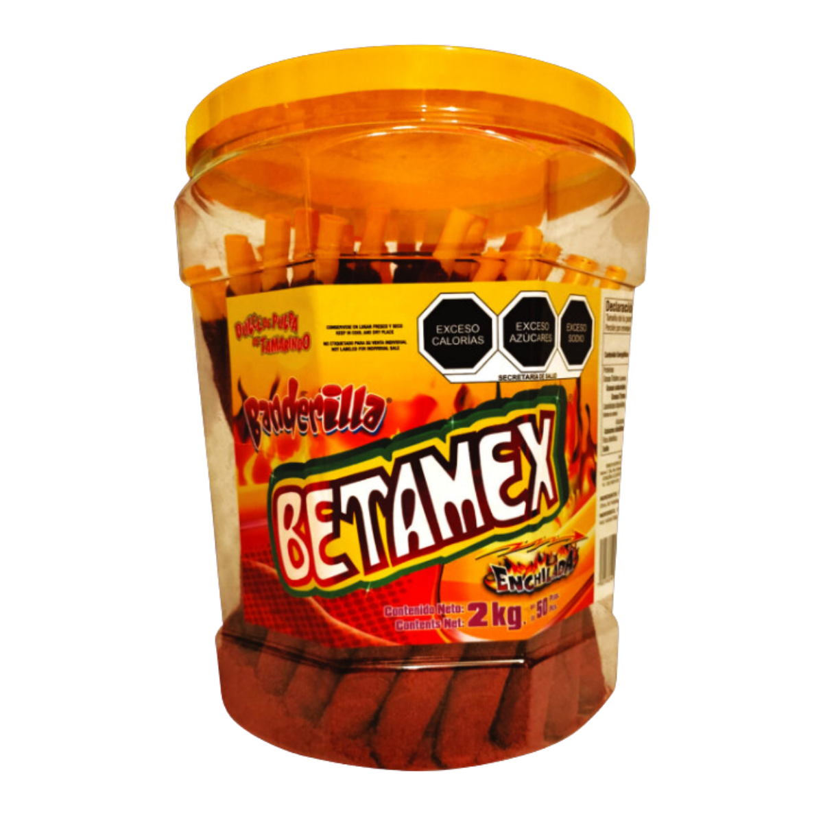 50pz Banderilla De Tamarindo Enchilado Betamex 2kg