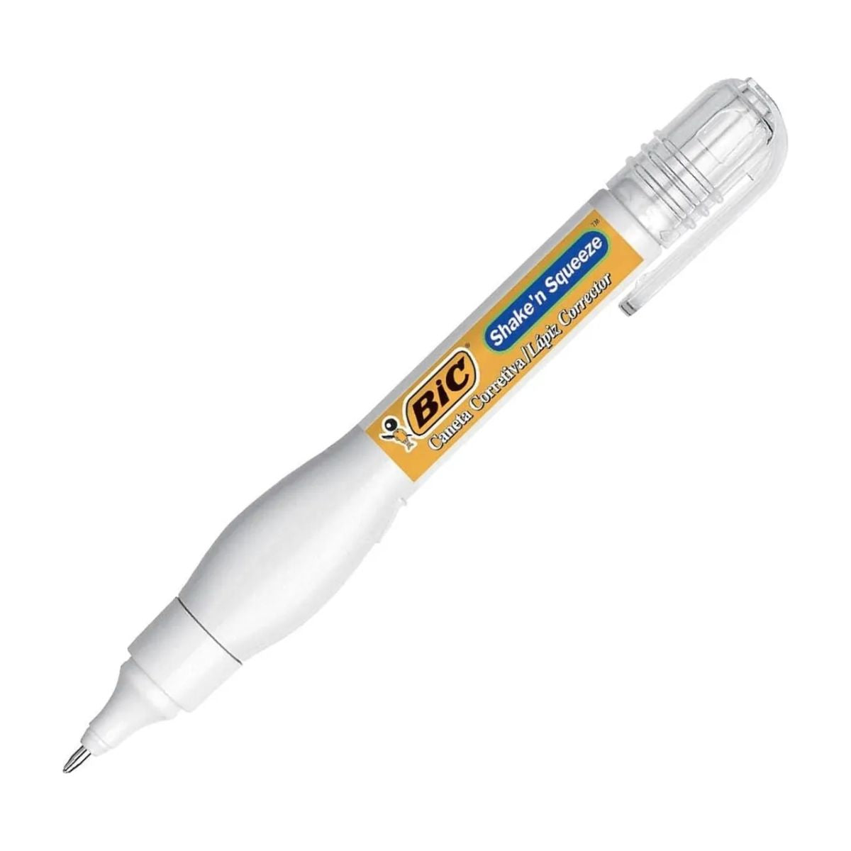 12 Correctores Liquido Tipo Pluma Bic Shaken Squezze